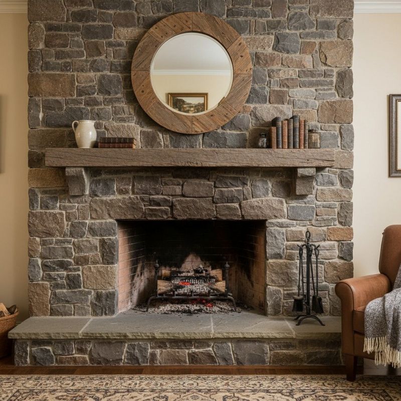 Wood Mantel Staining